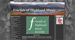 Desktop Screenshot of friends-of-highland-music.org